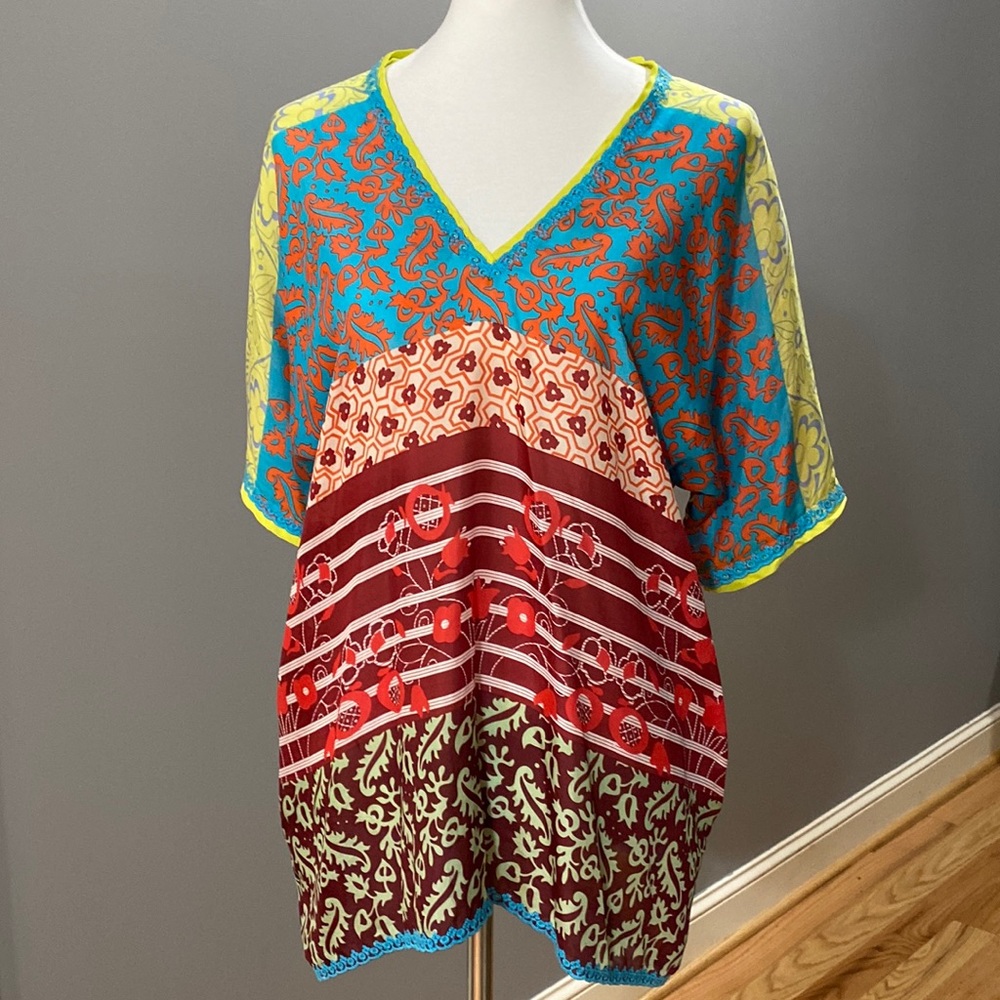 EUC Johnny Was Silk Too - Size Medium